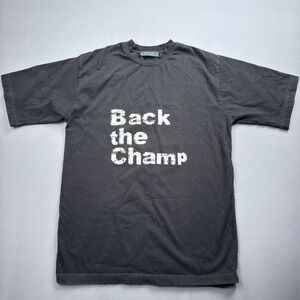 Back The Champ‎ Graphic T Shirt Mosaic Black Medium Large Tee